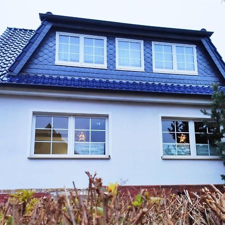 Ferienhaus Blaue Blume Mit 11 Kw Ladestation, Kamin, Terrasse, Eingezaeuntem Garten, Sauna, Wlan, Netflix, 2 Hunde Willkommen! Güntersberge Extérieur photo