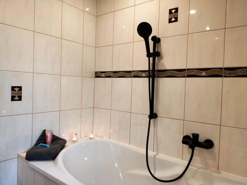 Ferienhaus Blaue Blume Mit 11 Kw Ladestation, Kamin, Terrasse, Eingezaeuntem Garten, Sauna, Wlan, Netflix, 2 Hunde Willkommen! Güntersberge Extérieur photo
